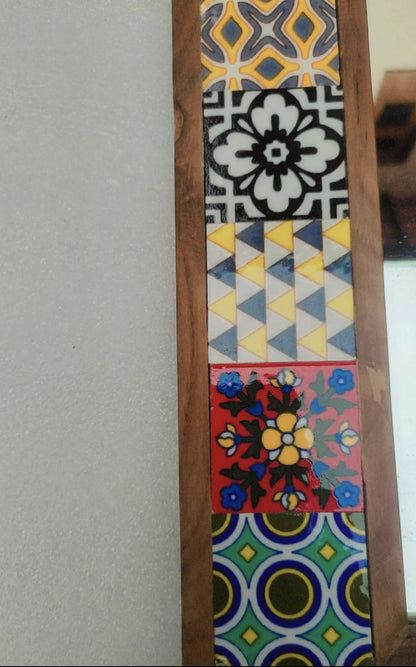 Talavera Inspired Tile Mirror