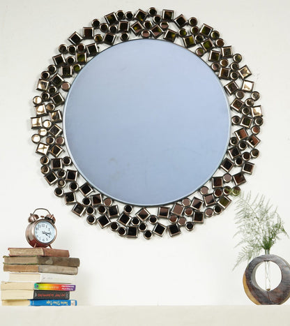 Geometra Copper 2D Wall Mirror