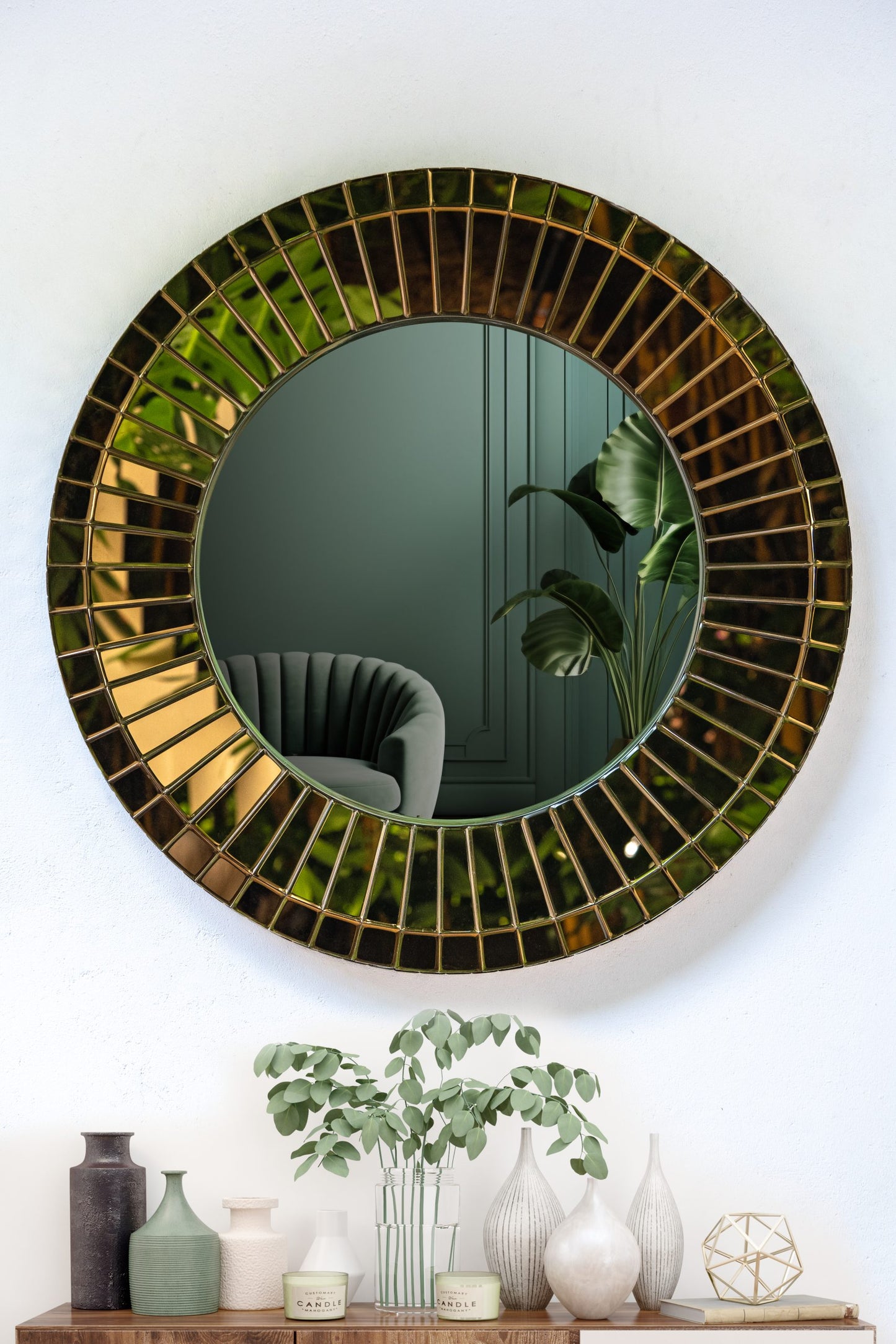 The Cupric Uruli 2D Wall Mirror