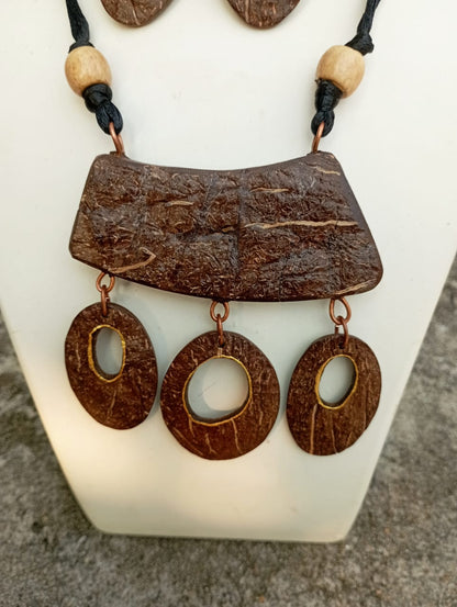 THE RUSTIC OVALS- NECKLACE SET