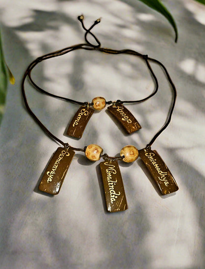 Customised "pendant set of unity"