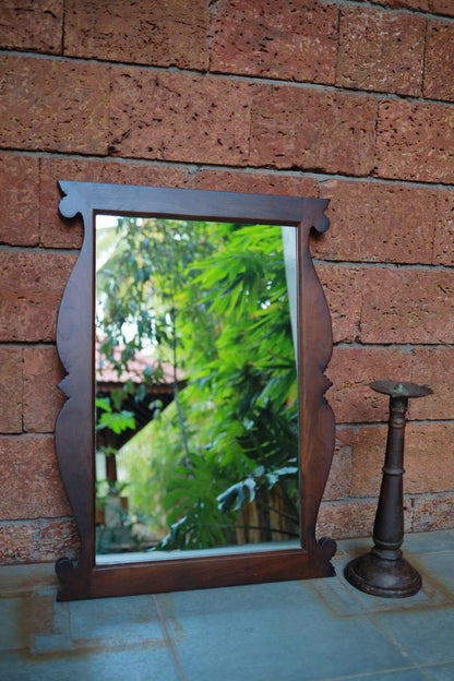 Yuga Dhanusha teak mirror