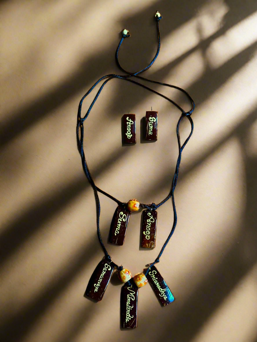 Customised "pendant set of unity"