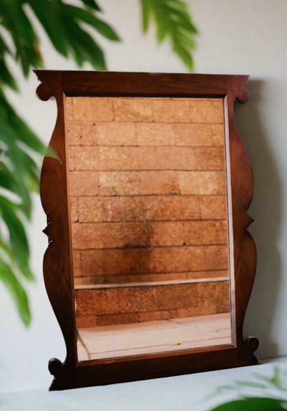 Yuga Dhanusha teak mirror